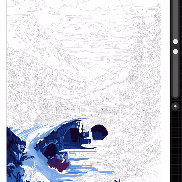 Coloring page by Susana Luque J.